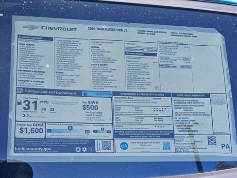 New 2026 Chevrolet TrailBlazer LT w/ Midnight Edition FWD image 18