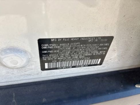 Used 2011 Subaru Forester 2.5X Touring w/ Popular Equipment Group 4A image 9