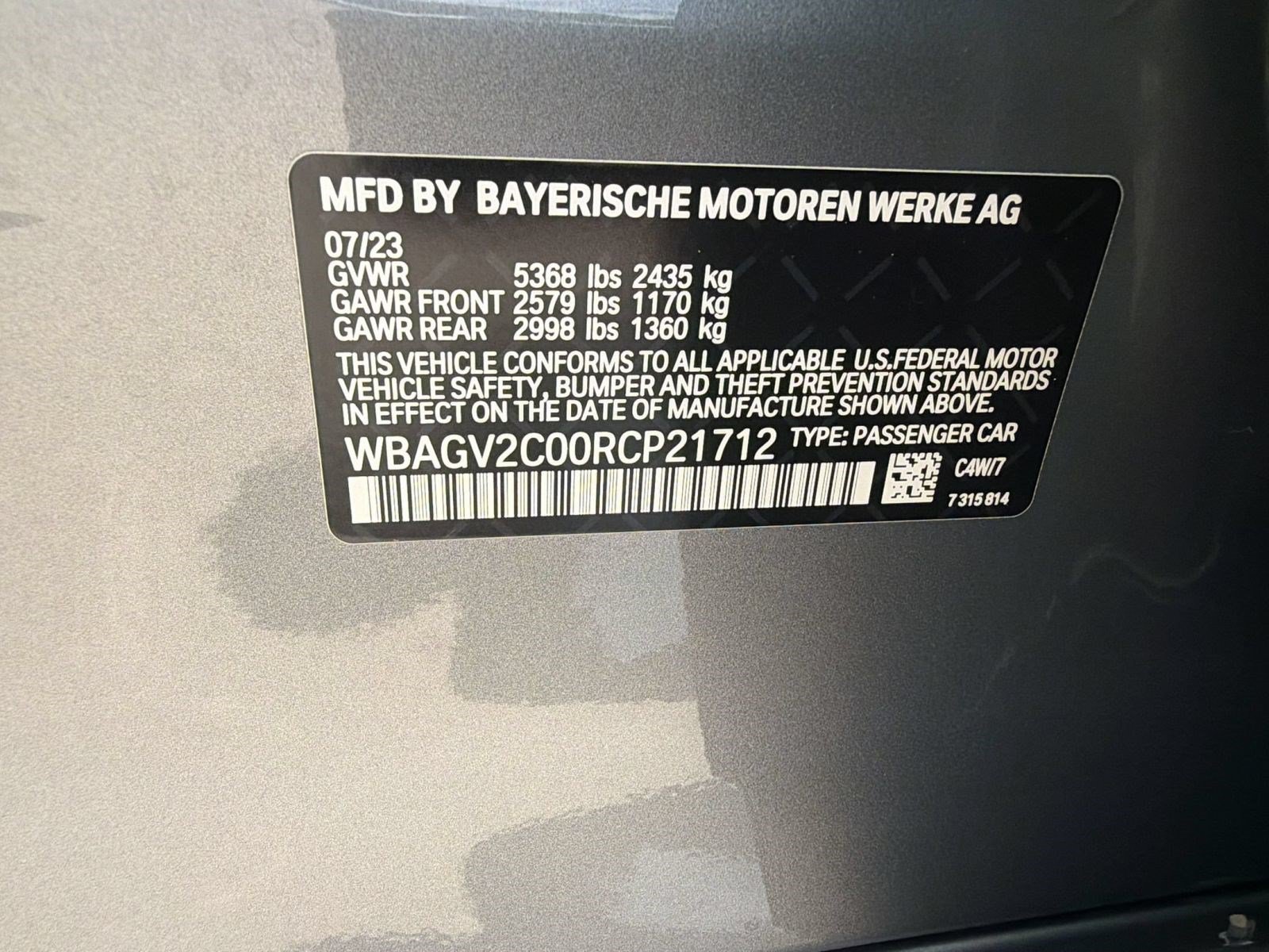 Certified 2024 BMW 840i Gran Coupe w/ M Sport Professional Package RWD image 25