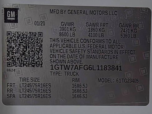 Used 2020 GMC Savana 2500 w/ Driver Convenience Package image 32