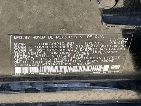 Used 2025 Honda HR-V LX image 28