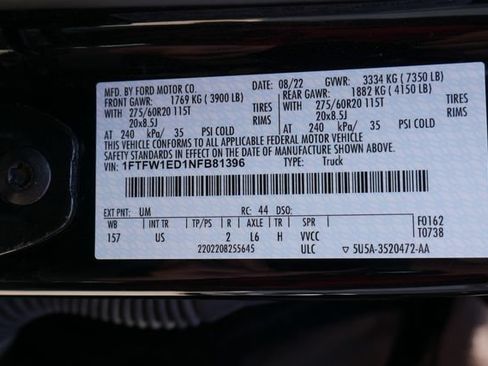 Used 2022 Ford F150 XLT w/ Equipment Group 302A High AWD/4WD image 28