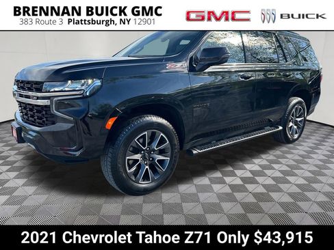 Certified 2021 Chevrolet Tahoe Z71 w/ Z71 Signature Package AWD/4WD image 1