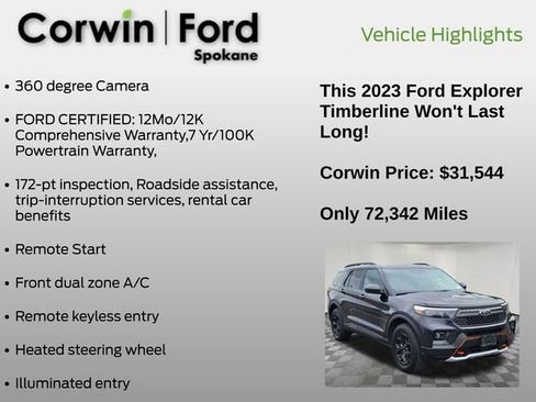 Used 2023 Ford Explorer Timberline image 7