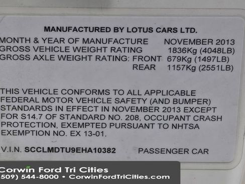 Used 2014 Lotus Evora 2+2 RWD image 18