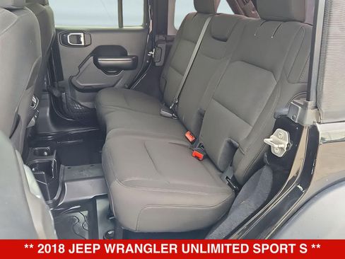 Used 2018 Jeep Wrangler Unlimited Sport S AWD/4WD image 20