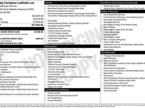 Used 2022 Jeep Compass Latitude w/ Sun and Sound Group AWD/4WD image 6