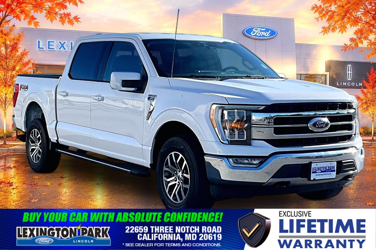 Used 2021 Ford F150 Lariat w/ FX4 Off-Road Package AWD/4WD image 1