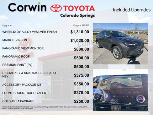 Used 2025 Lexus NX 350 AWD w/ Accessory Package (2T) image 4
