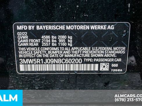 Used 2022 BMW 330i Sedan w/ Driving Assistance Package image 61