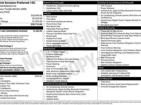 Used 2024 Buick Envision Preferred image 5