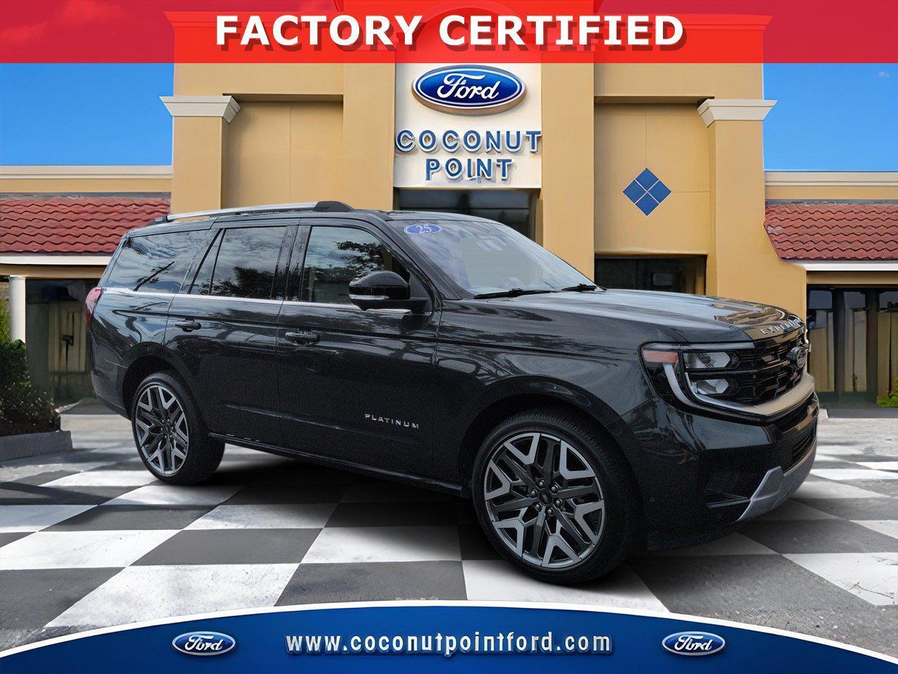 Certified 2025 Ford Expedition Platinum w/ Platinum Ultimate Package AWD/4WD image 1