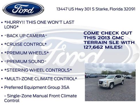 Used 2013 GMC Terrain SLE w/ LPO, Chrome Package image 10
