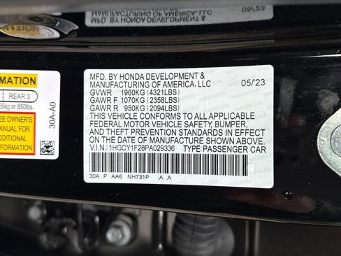 Certified 2023 Honda Accord LX image 29