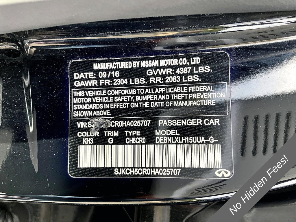 Used 2017 INFINITI QX30 AWD image 28