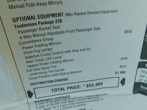 Used 2024 RAM ProMaster 3500 w/ Convenience Group image 27