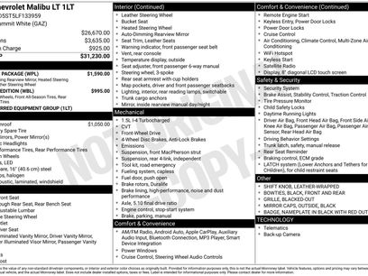 Used 2020 Chevrolet Malibu LT w/ Leather Package