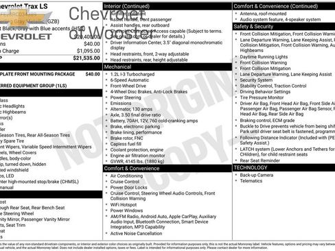 Used 2024 Chevrolet Trax LS image 16