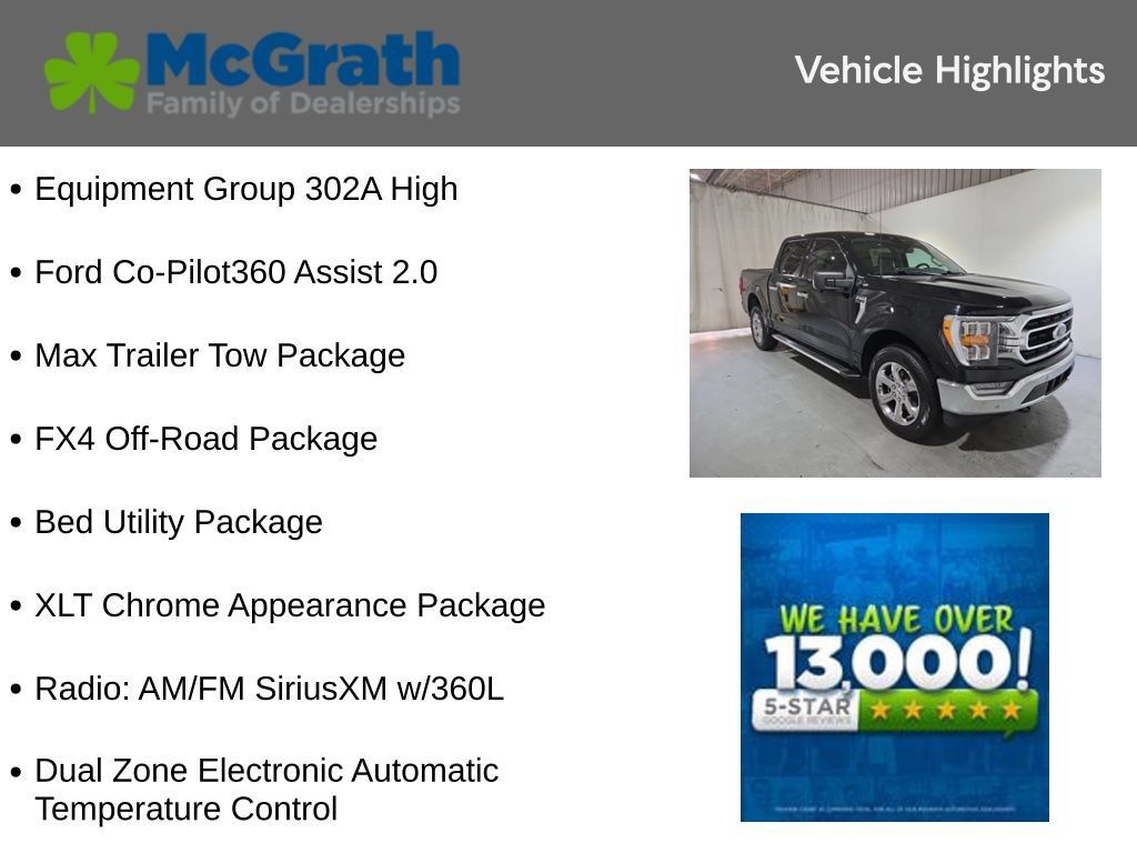 Used 2023 Ford F150 XLT w/ Equipment Group 302A High AWD/4WD image 6