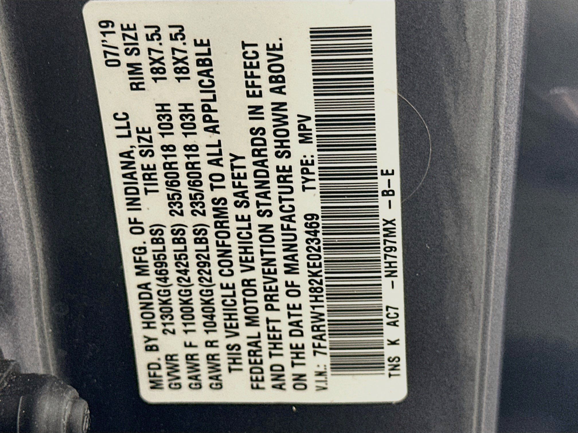 Used 2019 Honda CR-V EX-L image 12