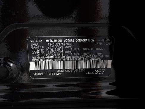 New 2026 Mitsubishi Outlander Sport LE AWD/4WD image 17