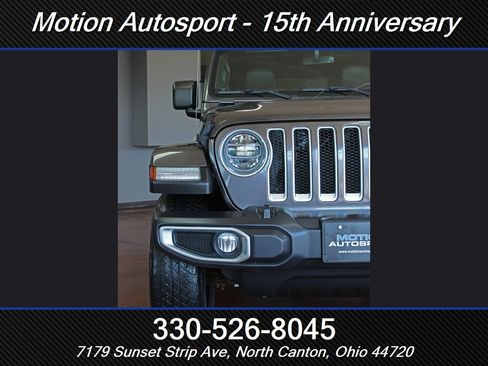 Used 2021 Jeep Wrangler Unlimited Sahara w/ Uconnect 4C Nav & Sound Group AWD/4WD image 5