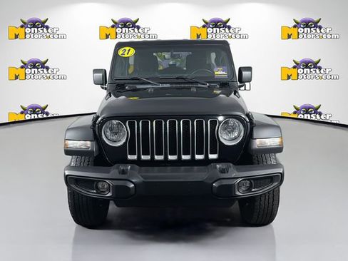 Used 2021 Jeep Wrangler Unlimited Sahara w/ Uconnect 4C Nav & Sound Group image 2
