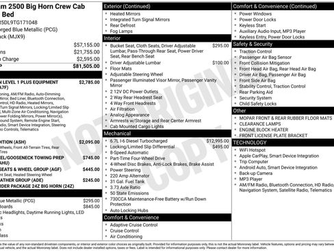 New 2026 RAM 2500 Big Horn image 3