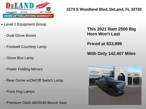 Used 2021 RAM 2500 Big Horn w/ Night Edition image 3
