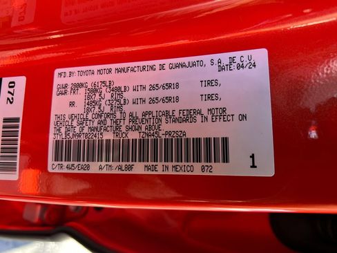 Used 2024 Toyota Tacoma TRD Sport w/ TRD Sport Premium Package image 28