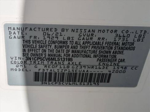 Certified 2021 Nissan Kicks SV FWD image 23