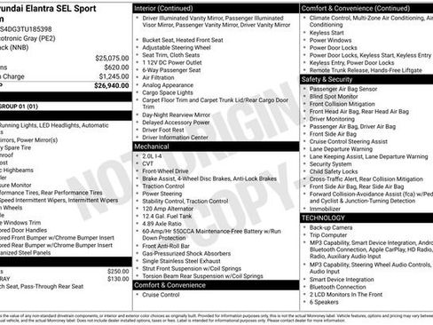 New 2026 Hyundai Elantra SEL Sport Premium FWD image 27