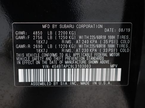 Used 2020 Subaru Outback Touring image 66