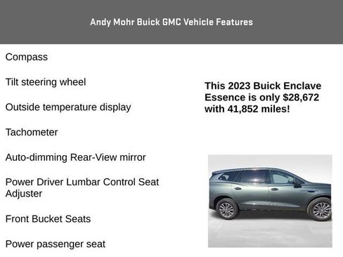 Used 2023 Buick Enclave Essence FWD image 12