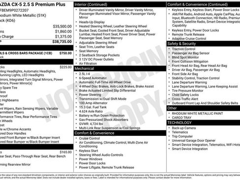 Certified 2023 MAZDA CX-5 AWD 2.5 S image 6