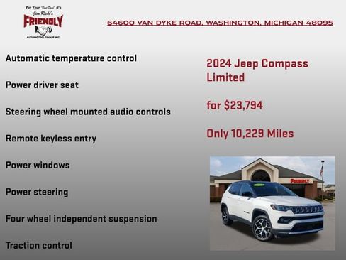 Used 2024 Jeep Compass Limited AWD/4WD image 10