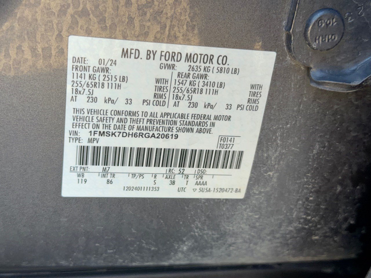 Used 2024 Ford Explorer XLT RWD image 31