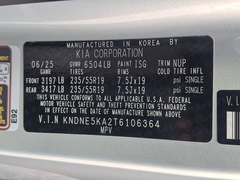 New 2026 Kia Carnival SX FWD image 23
