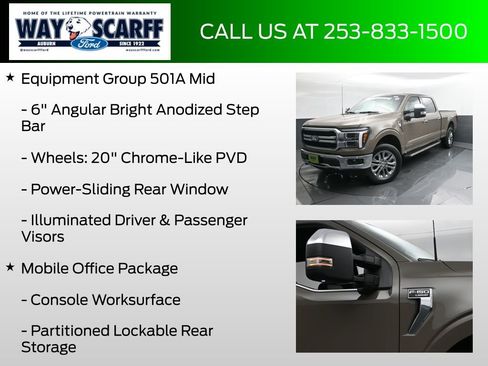New 2025 Ford F150 Lariat w/ Equipment Group 501A Mid image 6