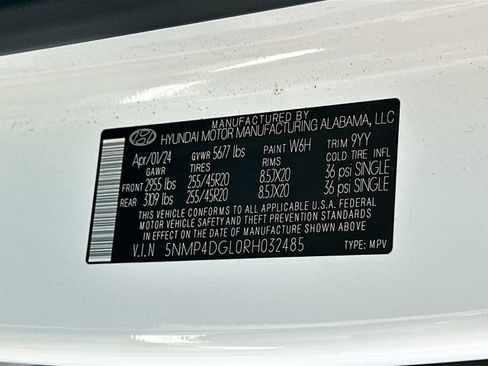 Used 2024 Hyundai Santa Fe Limited image 34