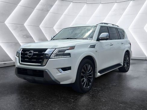 Used 2021 Nissan Armada Platinum w/ Captain's Chairs Package AWD/4WD image 3