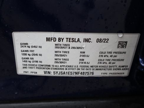 Used 2022 Tesla Model S image 63