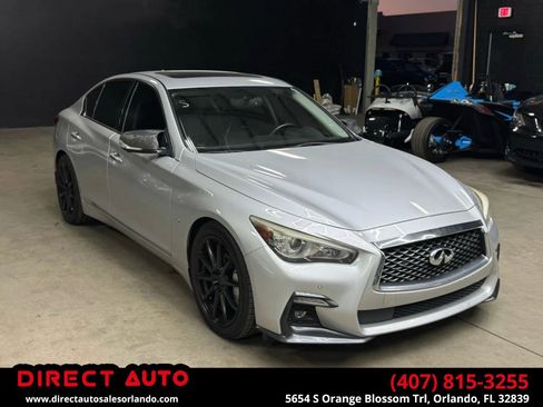 Used 2018 INFINITI Q50 Sport w/ Sensory Package (Sport) RWD image 1