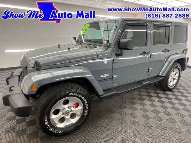 Used 2014 Jeep Wrangler Unlimited Sahara w/ Dual Top Group AWD/4WD image 1
