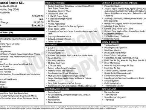 Used 2025 Hyundai Sonata SEL FWD image 2