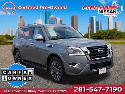 Certified 2024 Nissan Armada Platinum w/ Captain's Chairs Package