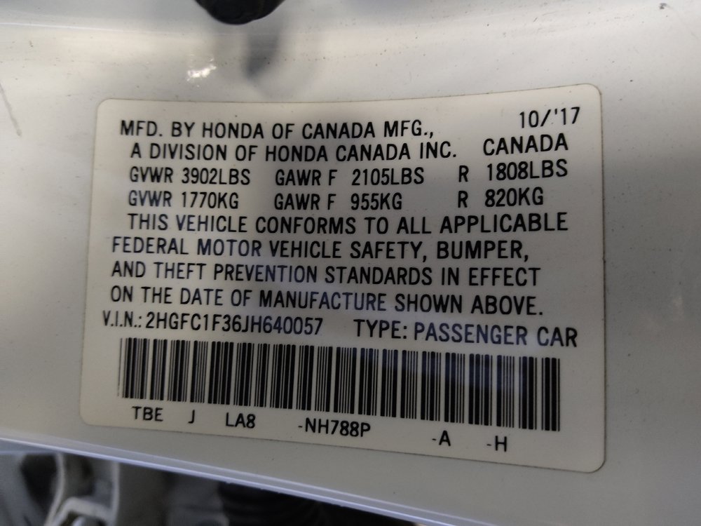 Used 2018 Honda Civic EX-T image 33