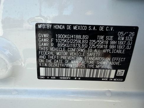 New 2027 Honda HR-V EX-L image 28