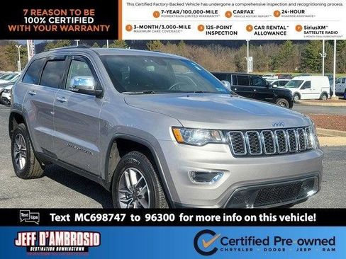 Certified 2021 Jeep Grand Cherokee Limited w/ Luxury Group II image 1