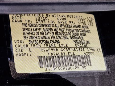 Used 2011 Nissan Versa 1.8 S w/ PWR Plus Pkg FWD image 28